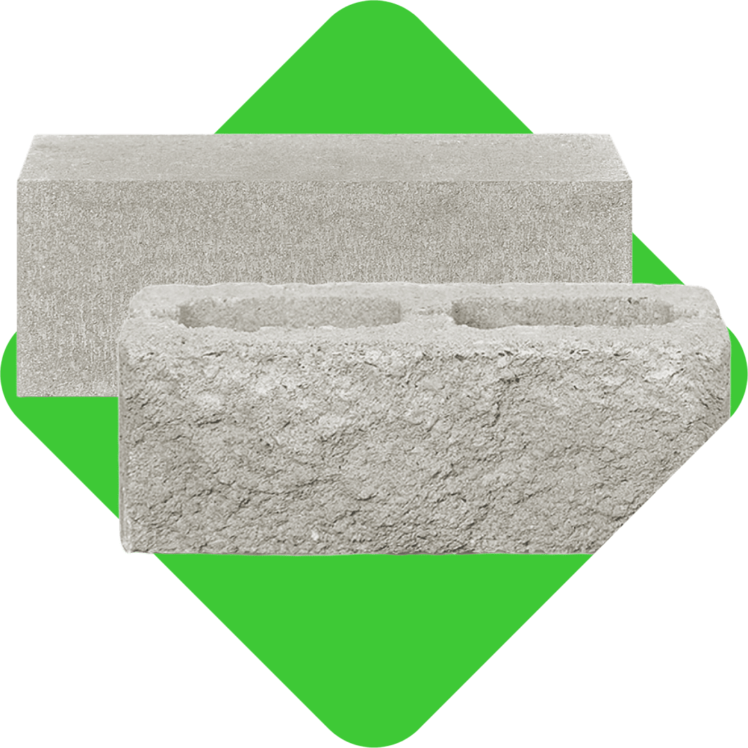 Прочный кирпич и бетонные блоки